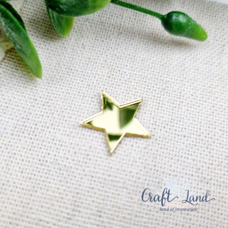 Акрилен елемент Звезда 10 бр