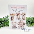 Комплект елементи от шперплат Розова джунгла 2