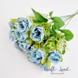 Букет мини роза спрейка 3см Dusty Blue