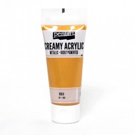 Акрилна боя Pentart 60мл Gold metallic Акрилна боя Pentart 60мл Gold metallic