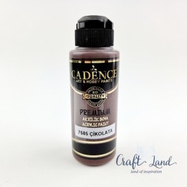  Акрилна боя Cadence Premium 7585 Шоколадово 120 мл
