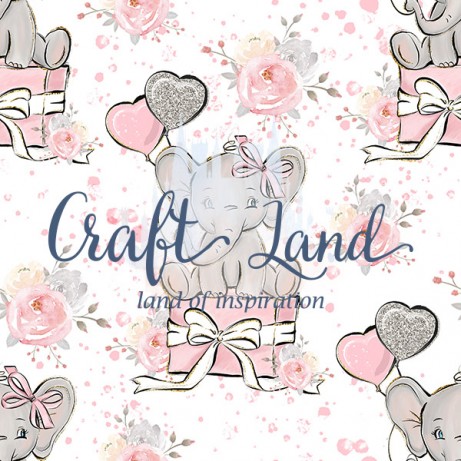 Baby Elephant  By Collart Studio Размер 30/30см Лист 01