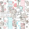 Baby Elephant Boy & Girl by Collart Studio