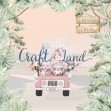 Дизайнерска хартия Розова джунгла на Craft Land