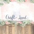 Дизайнерска хартия Розова джунгла на Craft Land