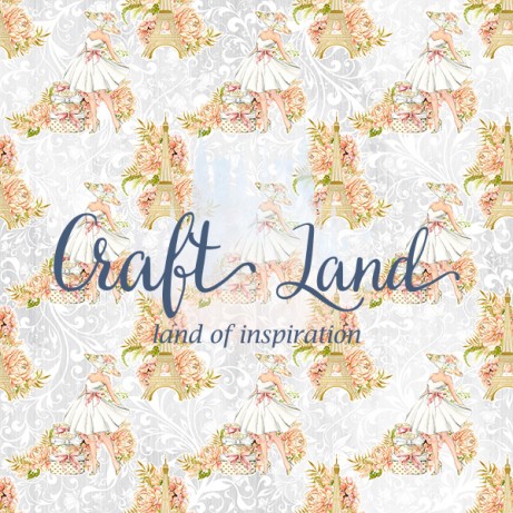 Paris By Frou Frou Craft Размер 30/30см Лист 02