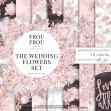 The Wedding Flowers Set Dark by Frou Frou Craft
