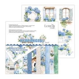 Дизайнерска хартия Hydrangea 20,3/20,3 см Lemoncraft