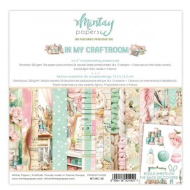 Дизайнерска хартия In My Craftroom 15,2/15,2 см Mintay