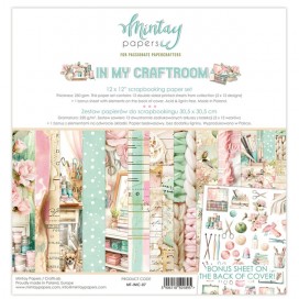 Дизайнерска хартия In My Craftroom 30,5/30,5 см Mintay