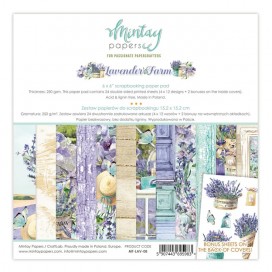 Дизайнерска хартия Lavender Farm на Mintay