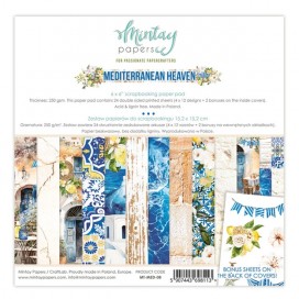 Дизайнерска хартия Mediterranean Heaven 15,2/15,2 см Mintay
