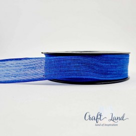 Панделка ролка 2,5 см/20 м Синя