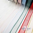 Панделка органза с кант 2,5 см/25 м Червена
