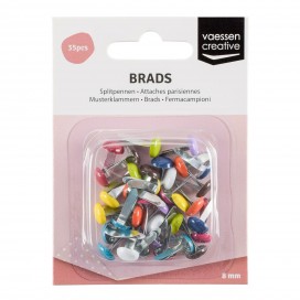 Цветни брадсове микс Vaessen Creative 8 mm