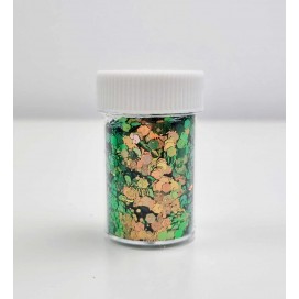 Мини брокатени пайети зелени 10гр. Craft Land